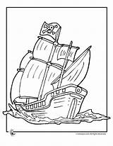 Ship Pirate Coloring Pages Drawing Outline Sinking Print Color Kids Colouring Schooner Sheet Clipart Getdrawings Drawings Printer Send Button Special sketch template