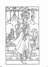 Steampunk Coloring Pages Disney Color Choose Board Book sketch template