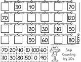Counting Skip 10s Worksheets Catherine sketch template