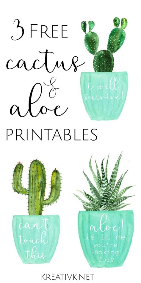 cactus printable  printable