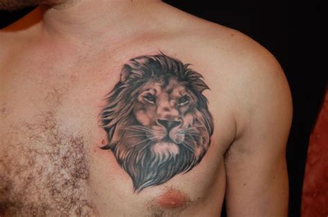 Lion Tattoo On Chest Designs Ideas And Meaning Tattoos For You