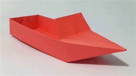 origami boat easy instruction paper boat making tutorial  floats easy origami step  step