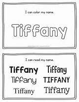 Tiffany Printables Handwriting Practice Name sketch template