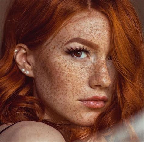 Extremely Rhm Models With Freckles Red Hair Freckles Women With