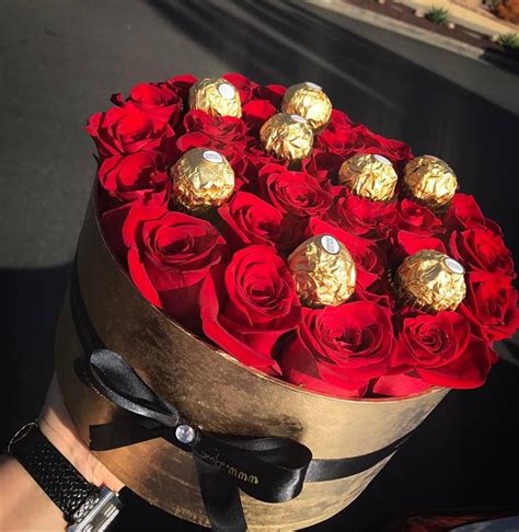 A Box Of Roses And Chocolates In Burbank Ca Boxed Flowers And Sweets