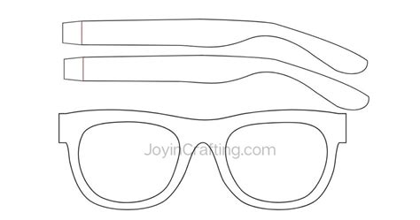 svg party glasses template joy  crafting