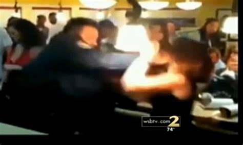 off duty cop caught on tape punching woman in the face at an atlanta