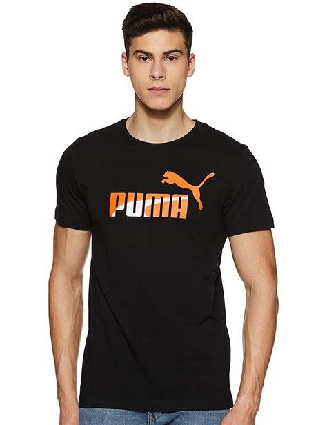puma mens solid regular fit  shirt guys world