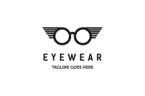 eyewear logo branding logo templates creative market