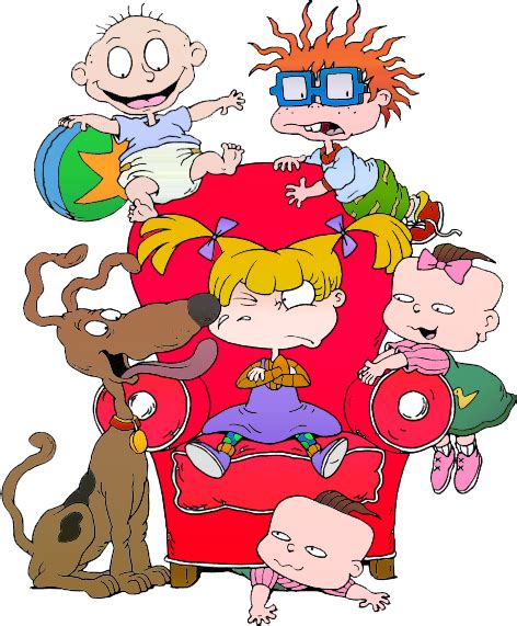 chuckie phil tommy angelica lil and spike rugrats characters 90s cartoons rugrats