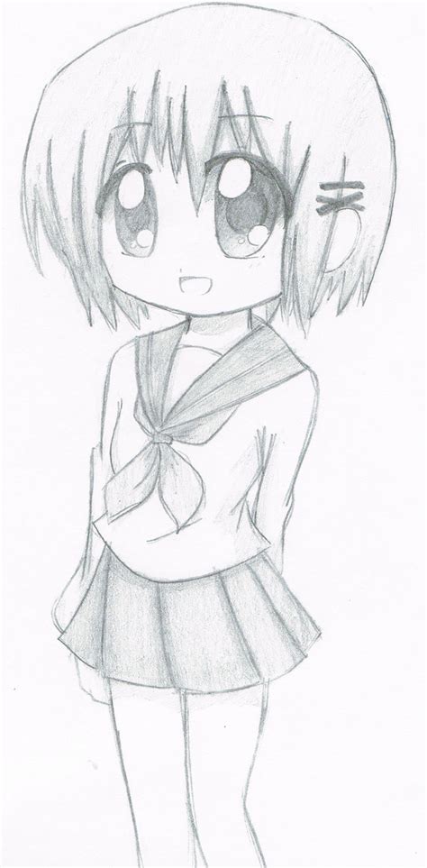 anime girl sketch  gjtheartist  deviantart