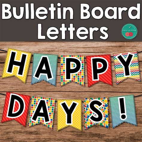 bulletin board letters  printable