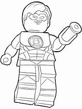 Coloring Pages Lego Lantern Green Printable Getcolorings Print Color sketch template