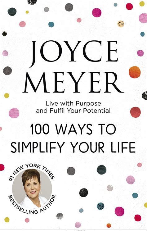 100 Ways To Simplify Your Life By Joyce Meyer Hachette Uk