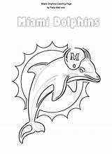 Dolphins Miami Drawing Coloring Pages Football Getdrawings sketch template