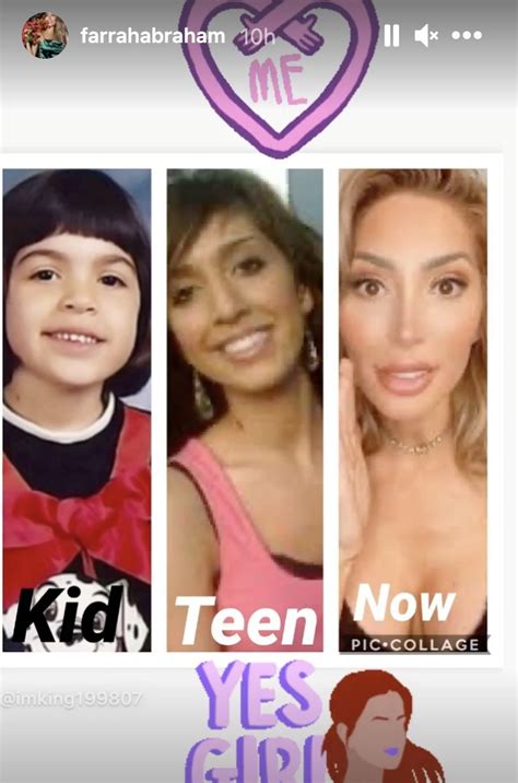 teen mom farrah abraham looks unrecognizable in her throwback photo