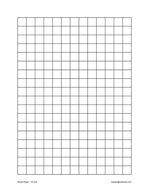 large box graph paper templates  allbusinesstemplatescom