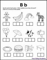 Phonics Syllable Syllables Identify Treevalleyacademy sketch template
