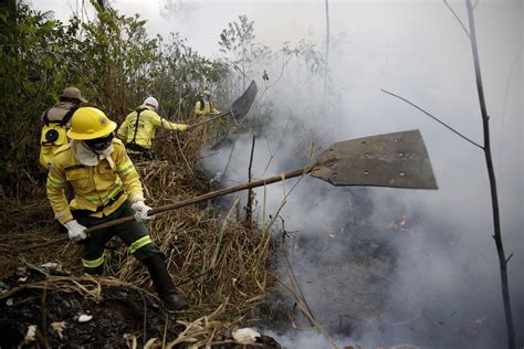 amazon fire brazil dumps thousands  gallons  water  fresh flares   indian express