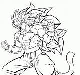 Coloring Pages Goku Super Saiyan Dragon Ball Library Clipart Dbz sketch template