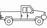 Coloring Truck Pages Ford Printable Procoloring sketch template