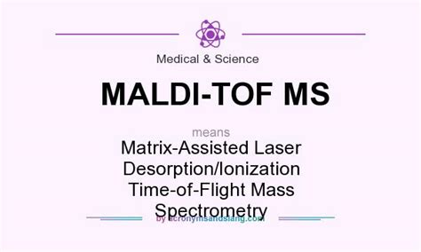maldi tof ms  definition  maldi tof ms maldi tof ms stands  matrix