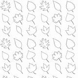 Leaves Printable Pattern Coloring Leaf Patterns Paper Geschenkpapier Traceable Fall Cut Freebie Ausdruckbares Tree Line October Leave Library Clipart Comments sketch template