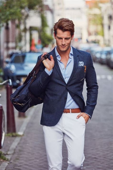 what to wear with a blue blazer 35 men s blue blazer outfit ideas