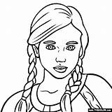 Sacagawea Drawing Coloring Pages Clipartmag sketch template