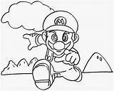 Coloring Pages Pie Mario Bros Super Via sketch template