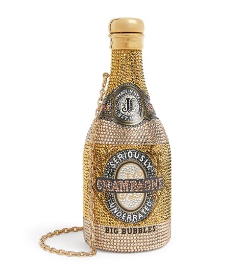 judith leiber champagne bottle big bubbles clutch bag harrods us