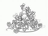 Coloring Disney Pages Christmas Popular sketch template