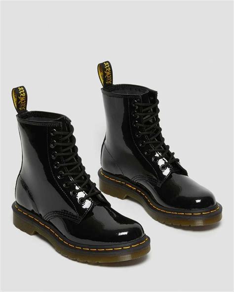 womens patent leather lace  boots  black dr martens leather lace  boots boots