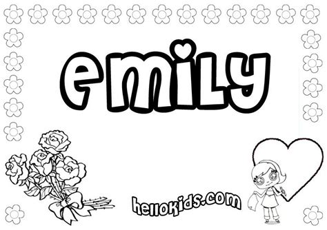 emily coloring pages coloring home