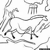 Lascaux Caves Colorear Prehistoria Prehistoric Sheet Webstockreview sketch template