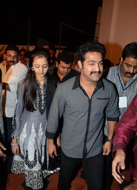 South Mp3 Jr Ntr And His Wife At Dhammu Audio Launch Pics