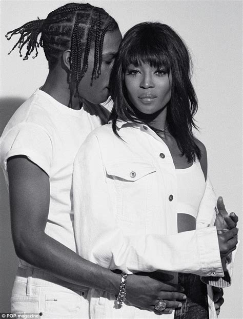 A Ap Rocky Cosies Up To Naomi Campbell In Sultry Pop Shoot Daily Mail