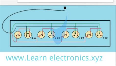 ac extention cord wiring diagram circuit diagram  multi plug