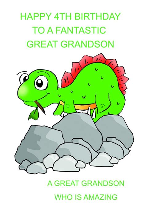 great grandson  birthday card etsy
