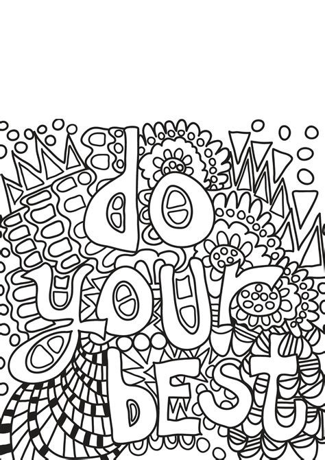 book quote  positive inspiring quotes adult coloring pages