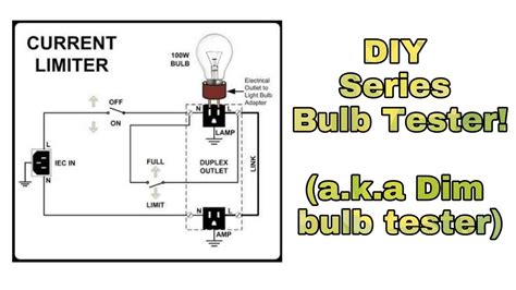 diy series bulb tester ac mains load short circuit indicator youtube