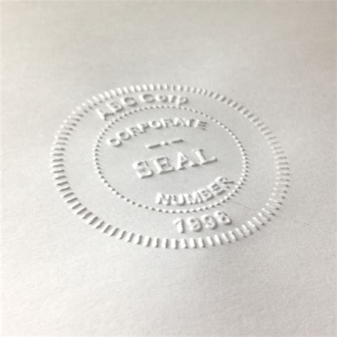 corporate seals corporate seal embossers embossing labels