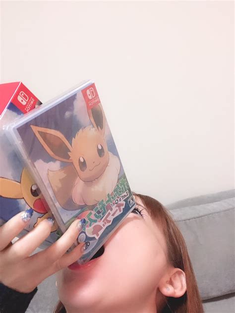 Shoko Tan Devours Pokemon Let’s Go Pikachu Eevee Sankaku