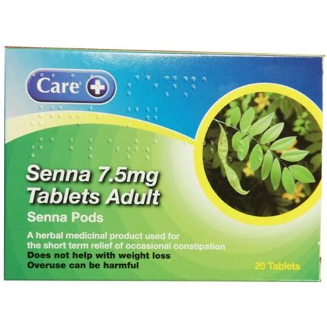 Care Senna 7 5mg Tablets Adult 20s Constipation Online