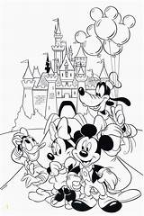 Coloring Disney Pages Disneyland Printable Mickey Mouse Castle Walt Rides Magic Kingdom Adults Cartoon Friends Sheets Minnie Kids Printables Birthday sketch template