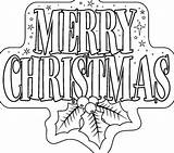 Christmas Coloring Pages Merry December Kids Drawing Adults Printable Colouring Color Getdrawings sketch template