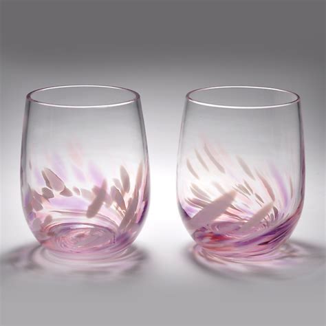 Vino Breve Glasses By Corey Silverman Art Glass Drinkware Artful Home