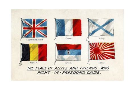 ww postcard flags  giclee print allposterscom