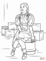 Dorothy Gale sketch template