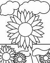 Coloring Garden Pages Sunflower Flower Sunflowers Sheets Rocks Cliparts Print Flowers Printable Color Clipart Favorites Add Library Getcolorings Vegetable sketch template